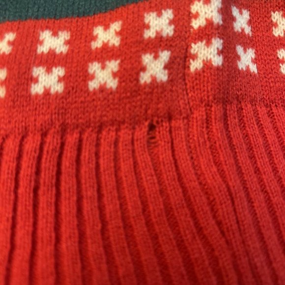 Bob Ross Ugly Christmas Sweater Adult MEDIUM M Painting Holiday Trees Afro NEW - Picture 12 of 12